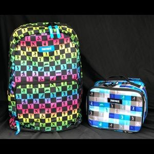 Fortnite Backpack & lunch box NEW AUTHENTIC